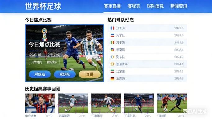2026世界杯手机直播平台推荐